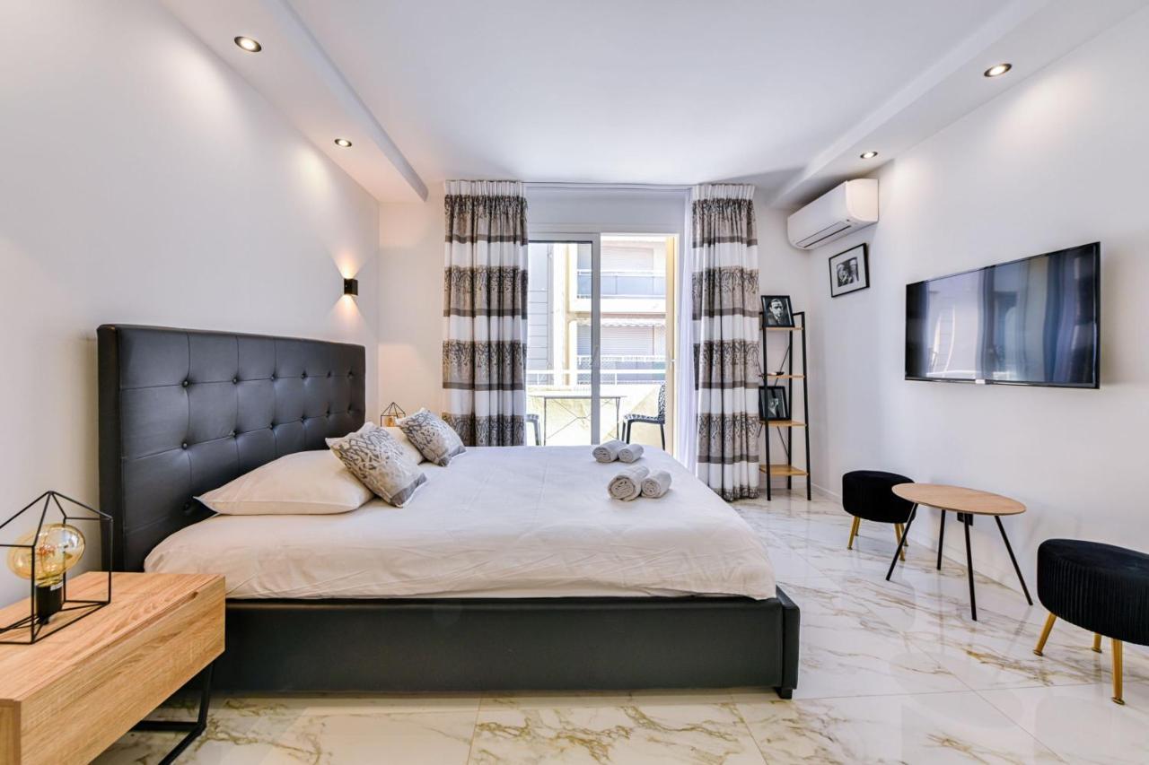 Large Studio - 50M Cannes Beach - Terrace Sea View Dış mekan fotoğraf